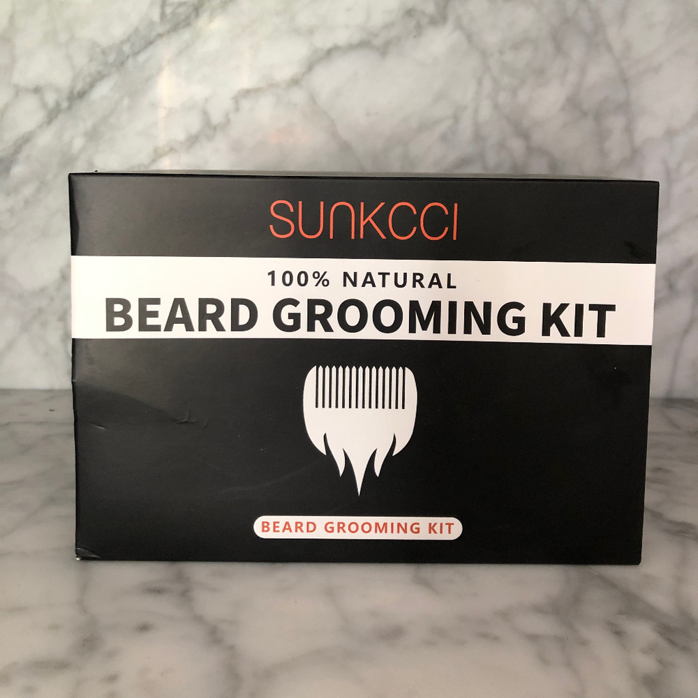 🎁 NEW SUNKCCI 6 Pieces Beard Grooming Kit